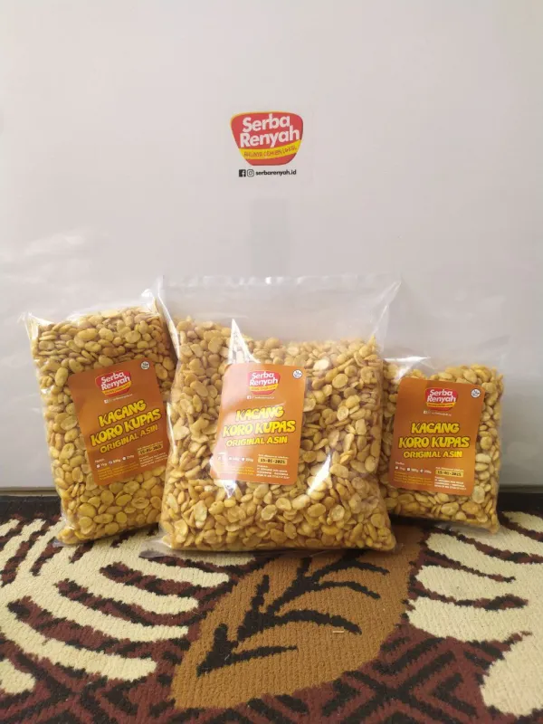 Kacang Koro Kupas Original Asin