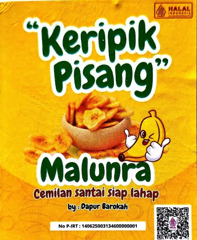 Keripik pisang Malunra